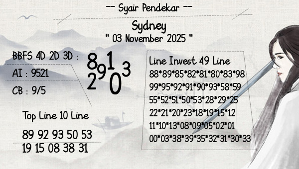 Syair Pendekar - Sydney