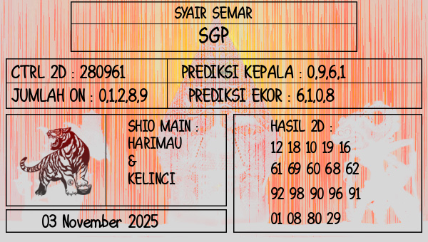 SYAIR SEMAR - SGP